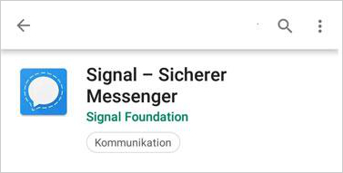 Screenshot | Signal