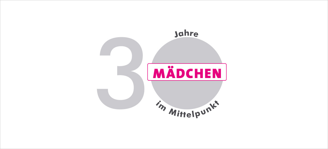 Eine Grafik 30 Jahre Mädchen im Mittelpunkt